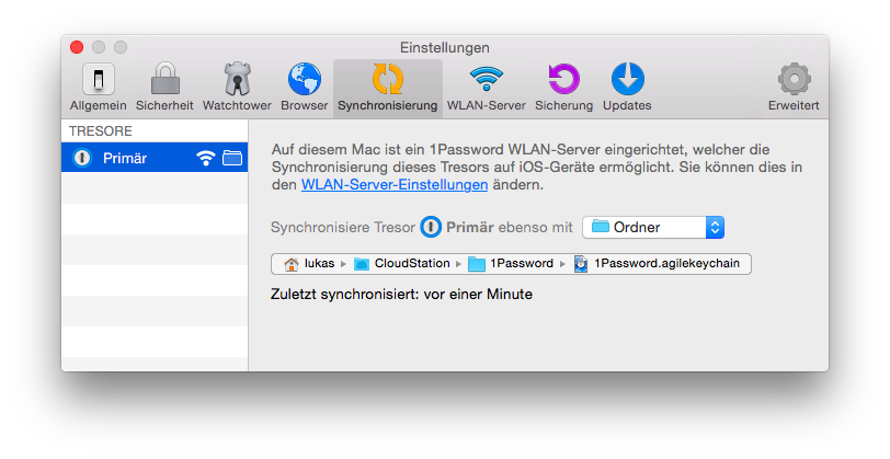 1password-einstellung