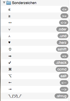 textexpander-sonderzeichen