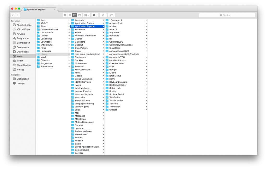Mac OS X Daten von Apps wiederherstellen