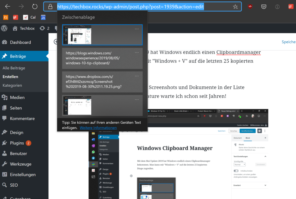 clipboard manager windows 8.1