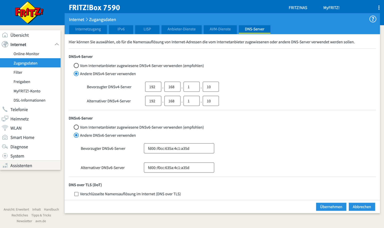 adguard dns ipv6